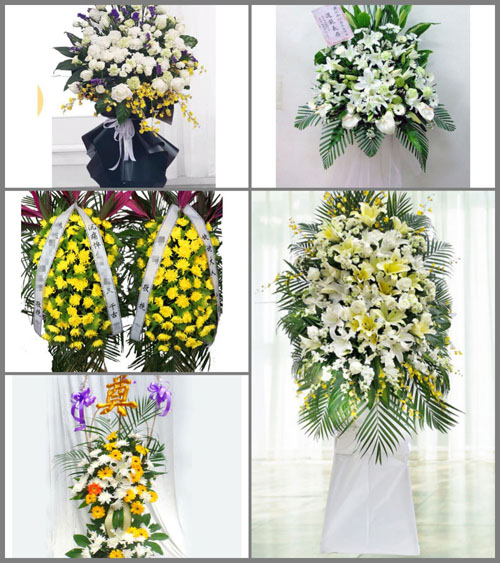 广西贵港覃塘区白事花篮预定